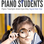 how to find new piano students
