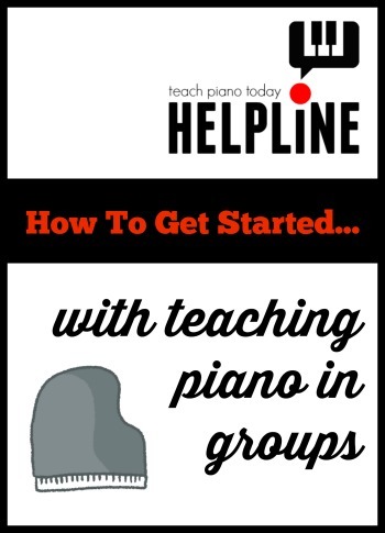 Teaching piano in groups