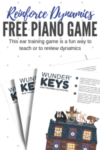 A "Dynamic" Printable Piano Game To Set The Stage For Expressive ...