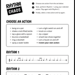 Rhythm Exercises For Primer and Level 1 Students
