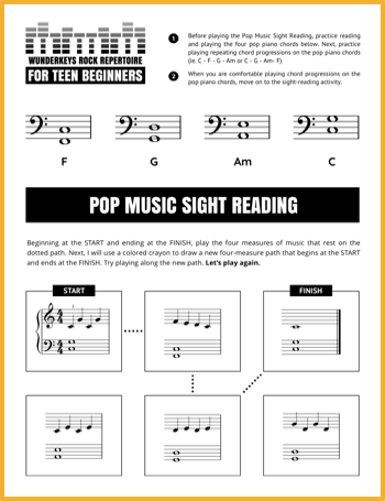 WunderKeys Rock Repertoire 1