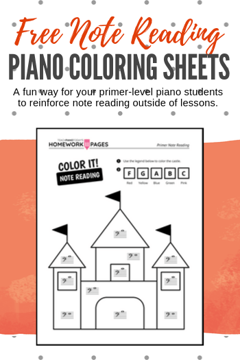 note reading coloring pages for primer piano kids teach piano today