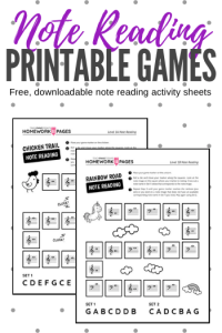 Roll-The-Path Note Reading Games For Elementary Piano Students - Teach ...