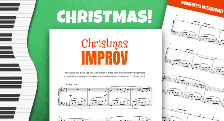 Christmas Piano Improv For Teens