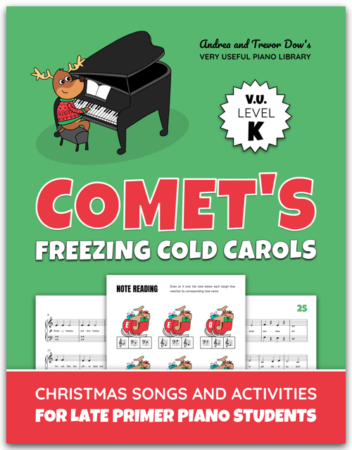 Christmas piano music for primer students