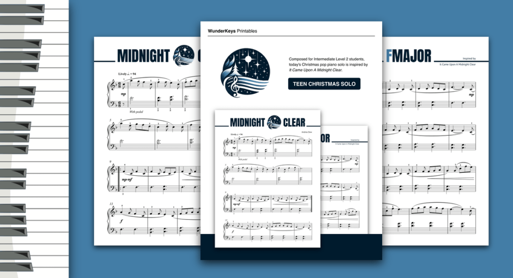 teen Christmas piano piece