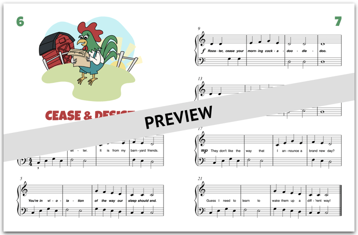 Barnyard Songbook Piano Preview