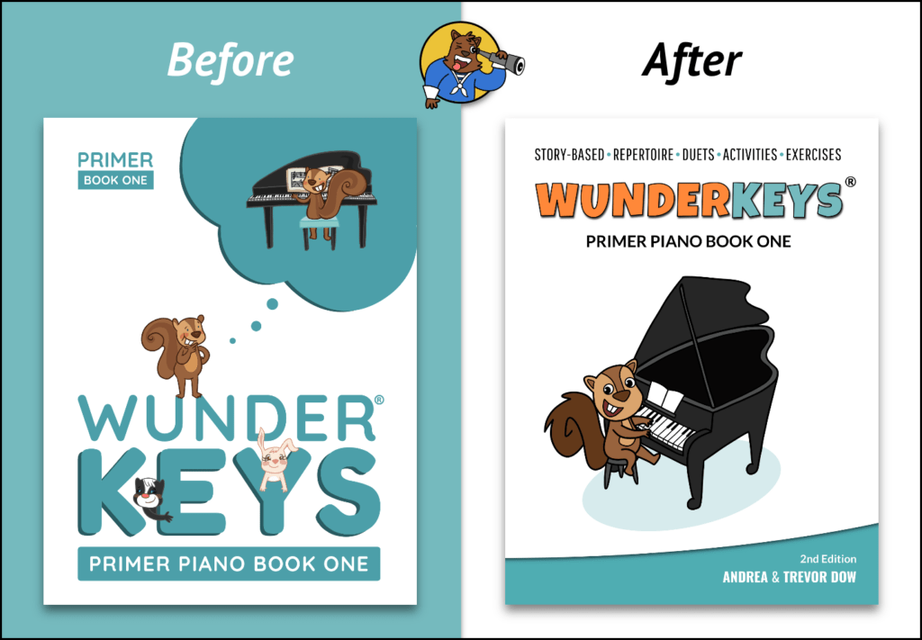 WunderKeys Primer Piano Book One - Cover pages