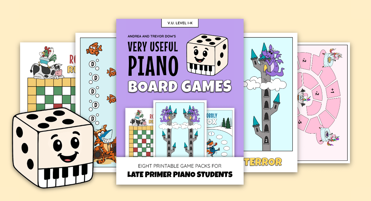 late primer piano games