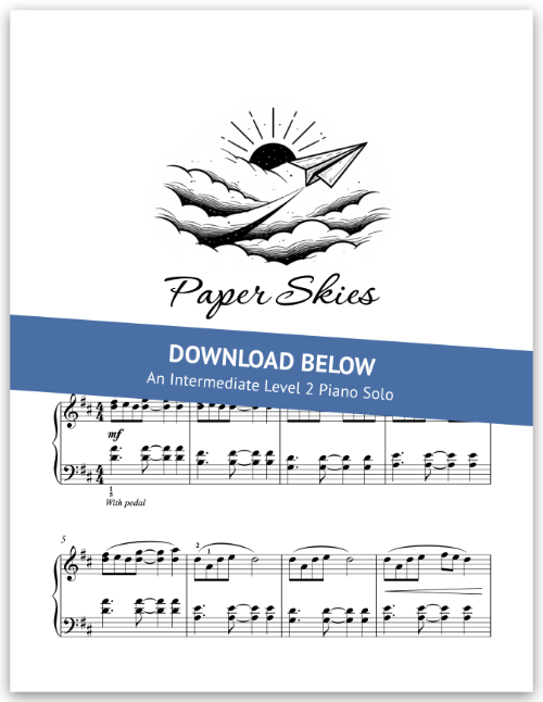 intermediate pop piano piece